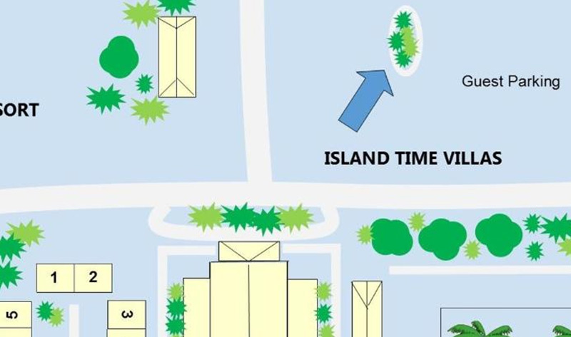 Island Time Villas Map